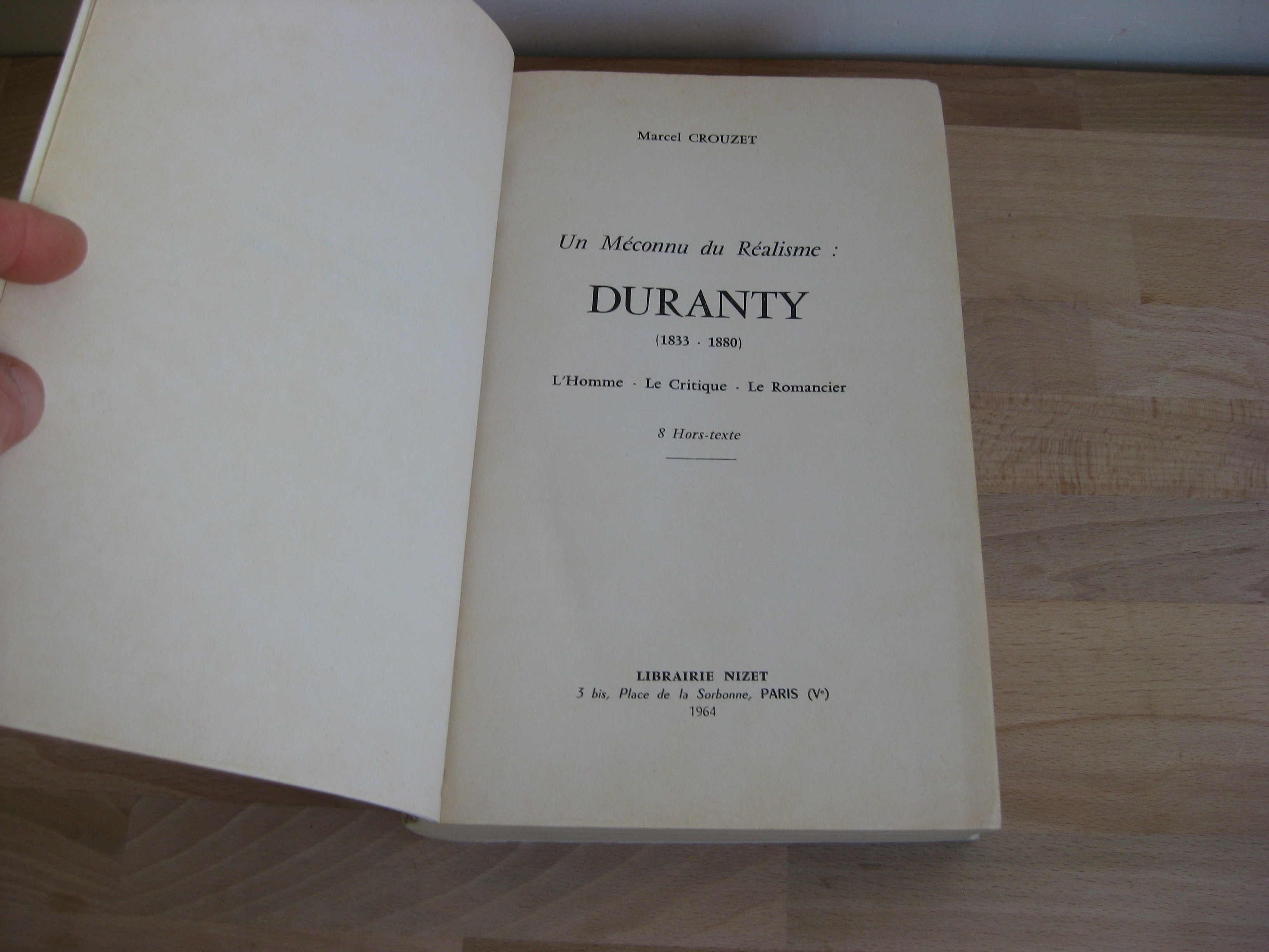 Un méconnu du réalisme : Duranty (1833-1880)