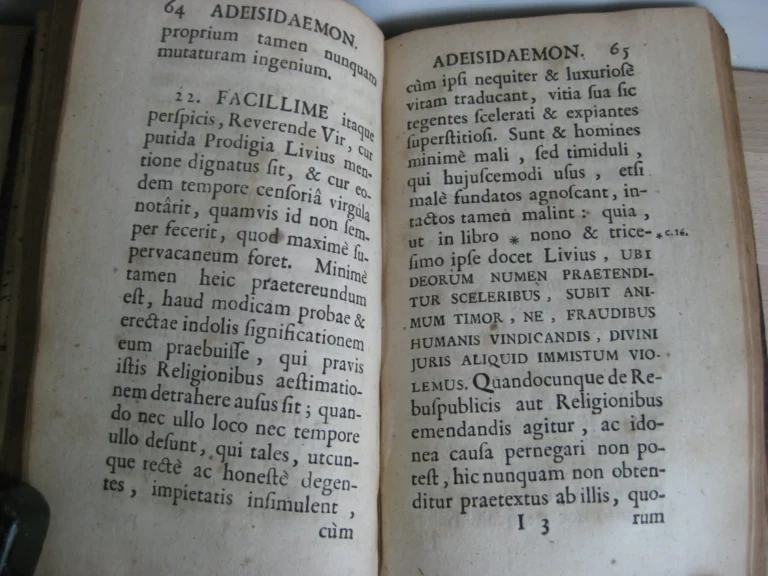 Adeisidaemon sive titus livius a vsuperstitione vindicatus Adeisidaemon sive titus livius a vsuperstitione vindicatus
