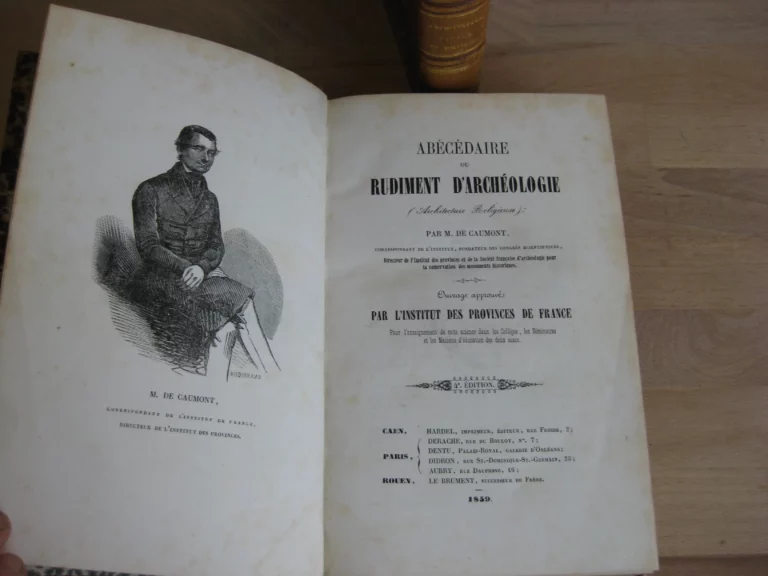 Abécédaire ou rudiment d’archéologie 2 tomes, M. de Caumont
