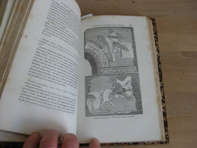Abécédaire ou rudiment d’archéologie 2 tomes, M. de Caumont