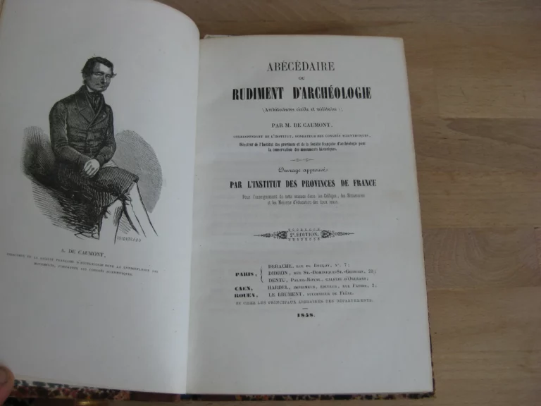 Abécédaire ou rudiment d’archéologie 2 tomes, M. de Caumont