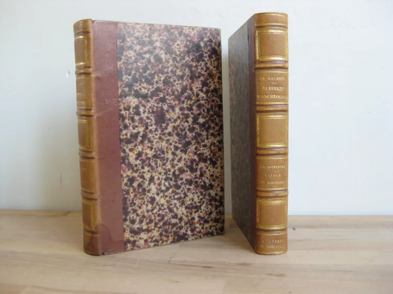 Abécédaire ou rudiment d’archéologie 2 tomes, M. de Caumont