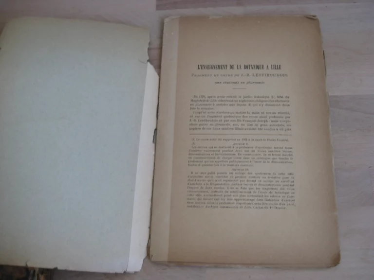 Botanographie. Belgique - Lestiboudois, E.O. Botanographie. Belgique - Lestiboudois, E.O.