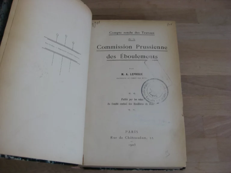 Compte-rendu des Travaux de la Commission prussienne des éboulements Compte-rendu des Travaux de la Commission prussienne des éboulements