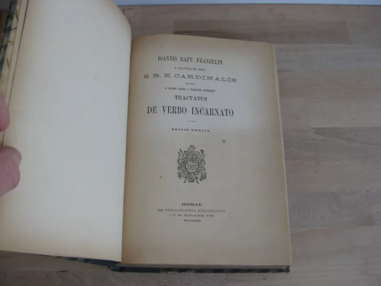 De verbo incarnato - Jean-Baptiste Franzelin