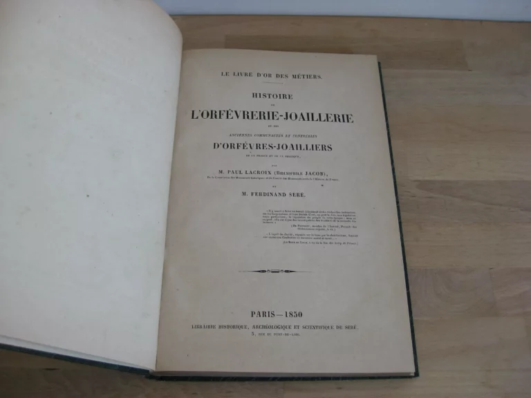 Histoire de l’orfévrerie-joaillerie et des orfèvres-joailliers de la France et de la Belgique Histoire de l’orfévrerie-joaillerie et des orfèvres-joailliers de la France et de la Belgique