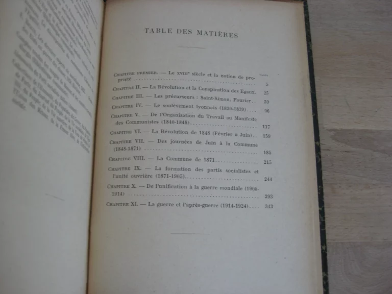 Histoire du socialisme en France. De la révolution à nos jours