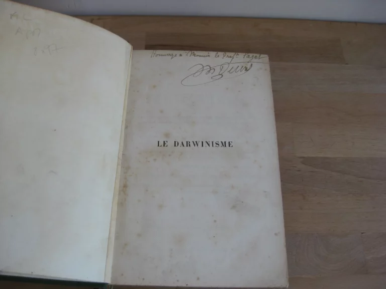 Le darwinisme. Leçons professées à l’école d’anthropologie Le darwinisme. Leçons professées à l’école d’anthropologie
