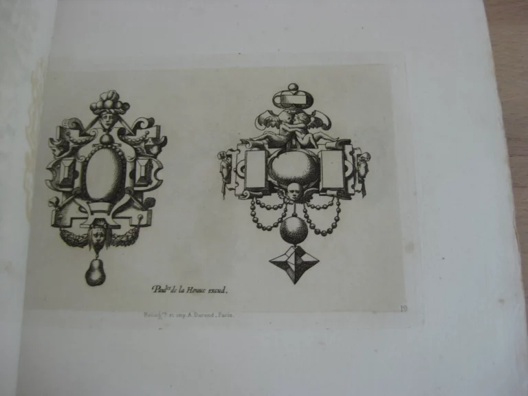 Le livre de bijouterie de René Boyvin, d’Angers Le livre de bijouterie de René Boyvin, d’Angers