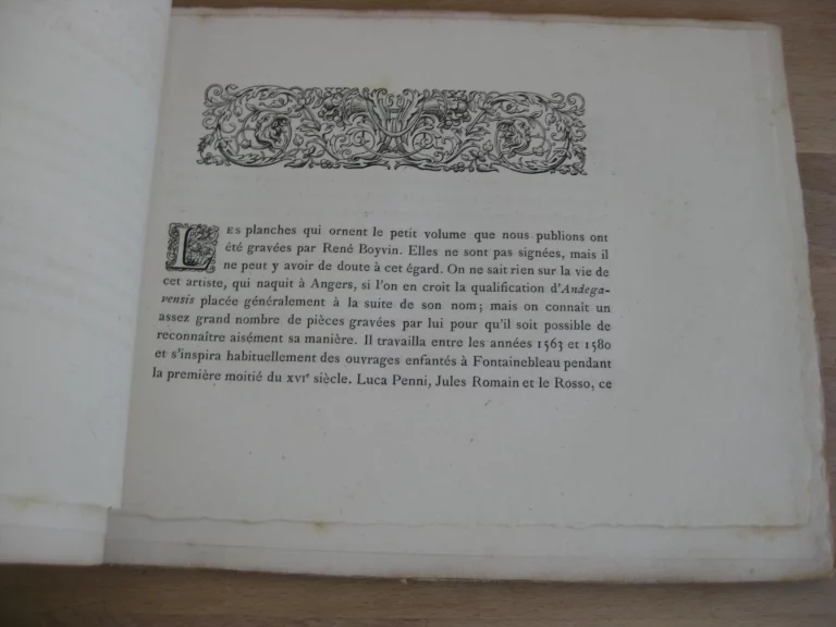 Le livre de bijouterie de René Boyvin, d’Angers Le livre de bijouterie de René Boyvin, d’Angers