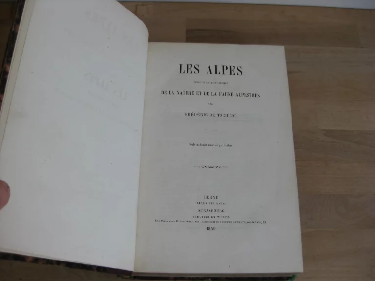 Les Alpes. Frédéric de Tschudi Les Alpes. Frédéric de Tschudi