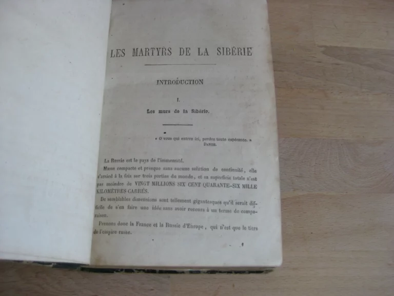 Les martyrs de la Sibérie, tomes I à IV, complet - A. de Lamothe