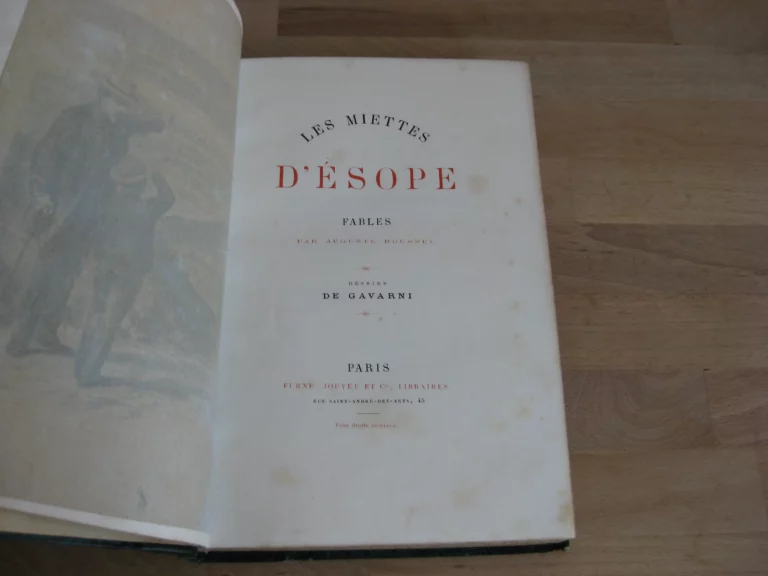 Les miettes d’Ésope. Fables.