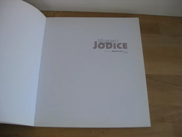 Mimmo Jodice. Silenzio. Exposition Cannes Musée de la mer, 2002
