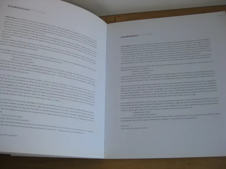 Mimmo Jodice. Silenzio. Exposition Cannes Musée de la mer, 2002