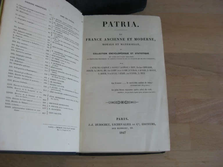 Patria, 1ère et 2ème parties Patria, 1ère et 2ème parties