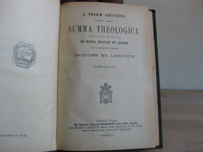Summa theologica - S. Thomae Aquinatis