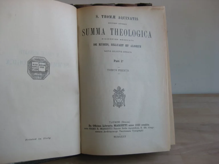 Summa theologica - S. Thomae Aquinatis