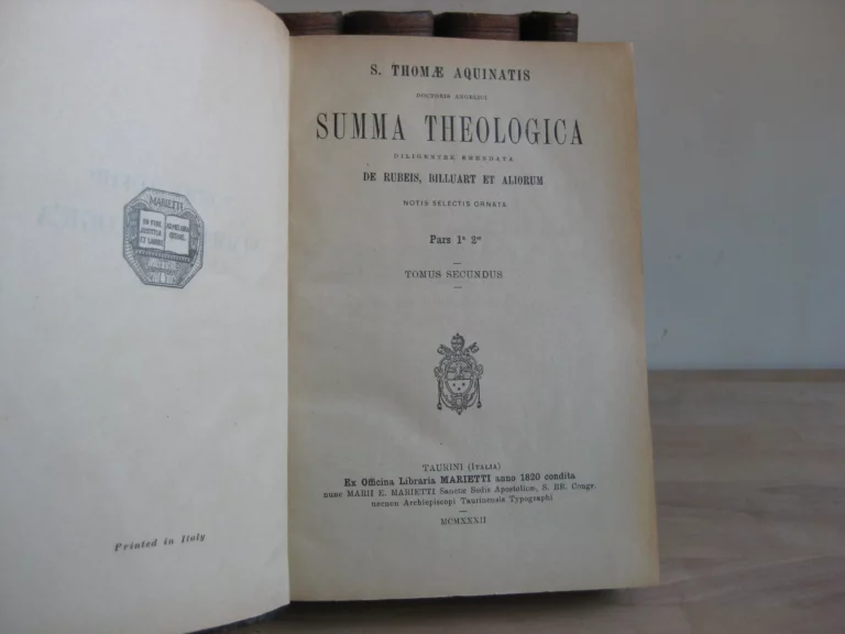 Summa theologica - S. Thomae Aquinatis