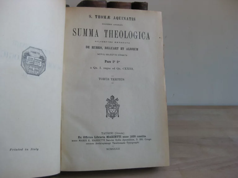Summa theologica - S. Thomae Aquinatis