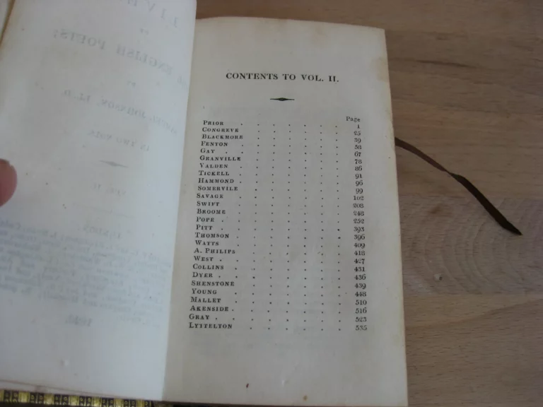 The Lives of the english Poets, 2 vols. Complet