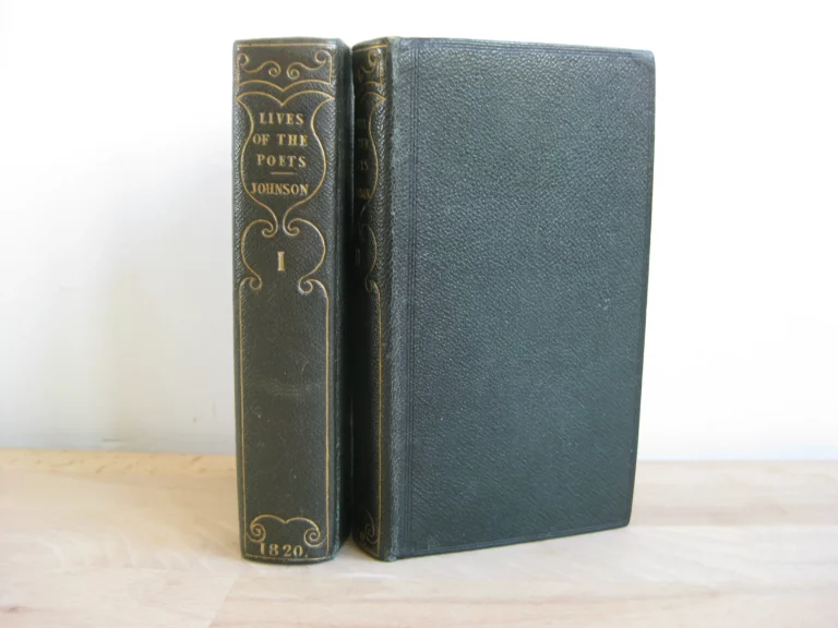 The Lives of the english Poets, 2 vols. Complet