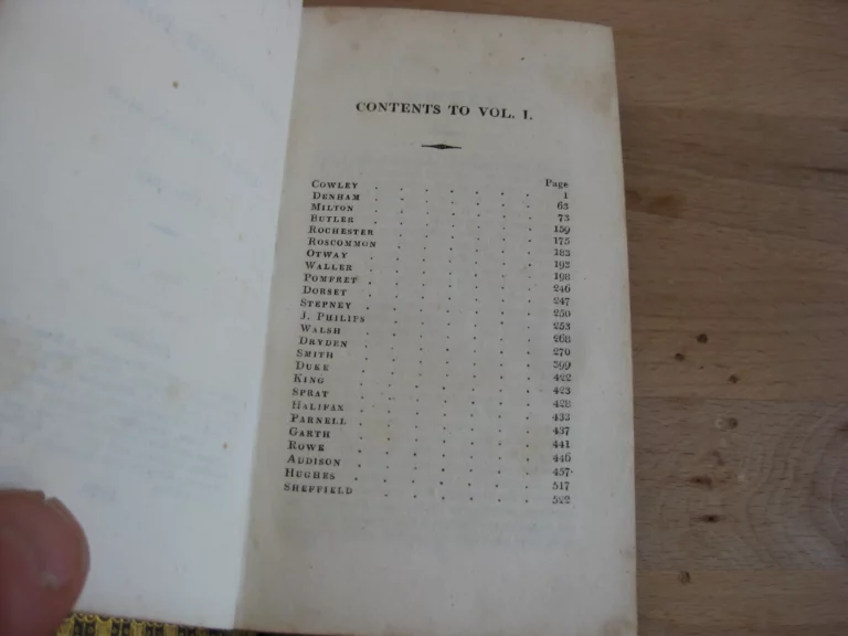 The Lives of the english Poets, 2 vols. Complet