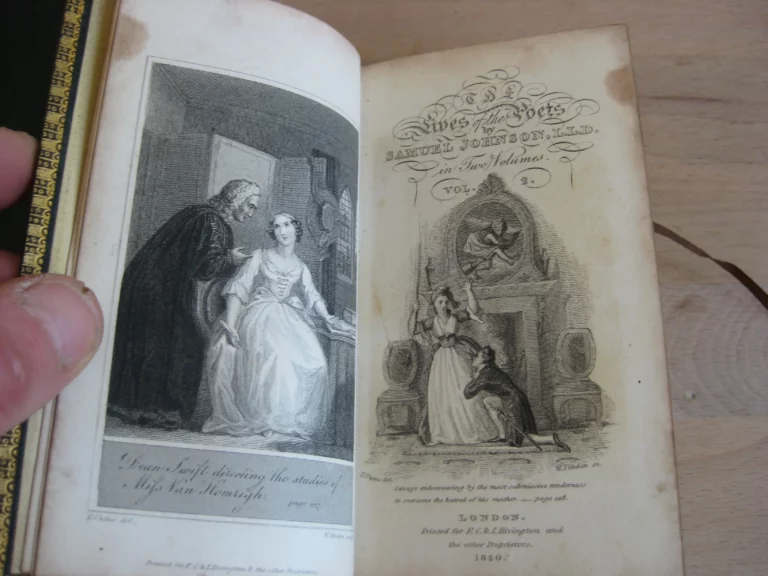 The Lives of the english Poets, 2 vols. Complet