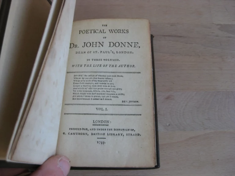 The poetical Works of Dr. John Donne