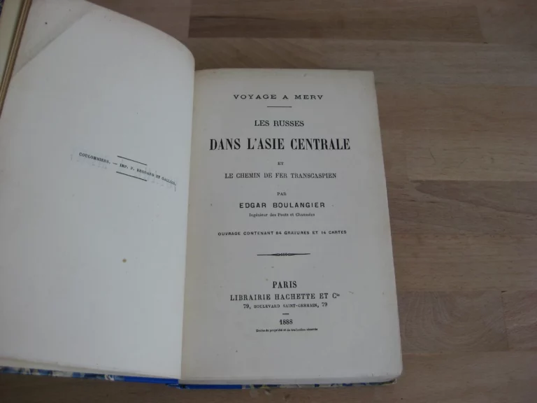 Voyage à Merv - Edgar Boulangier
