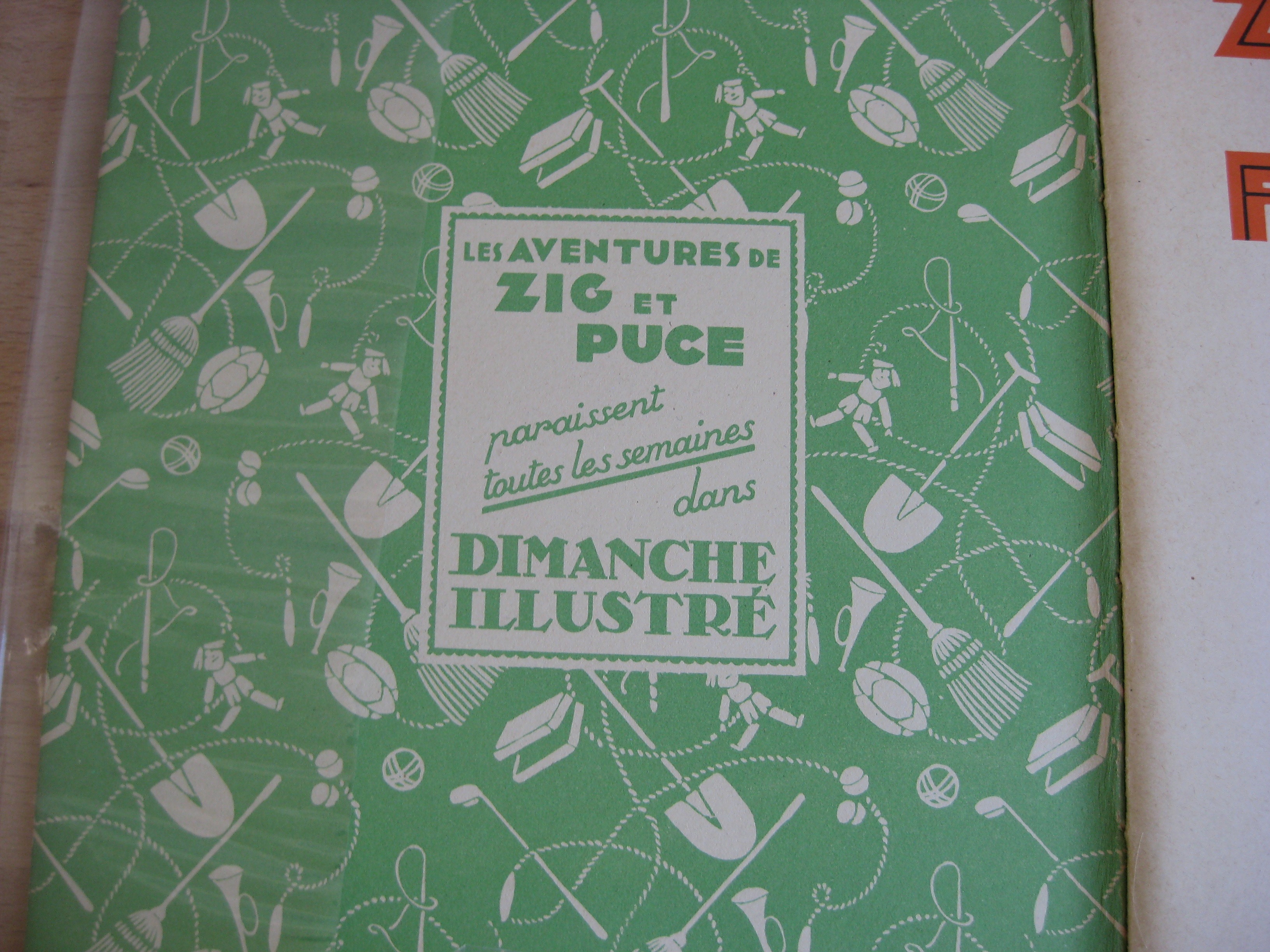 Zig, et Puce et Furette - Alain Saint-Ogan - Signé