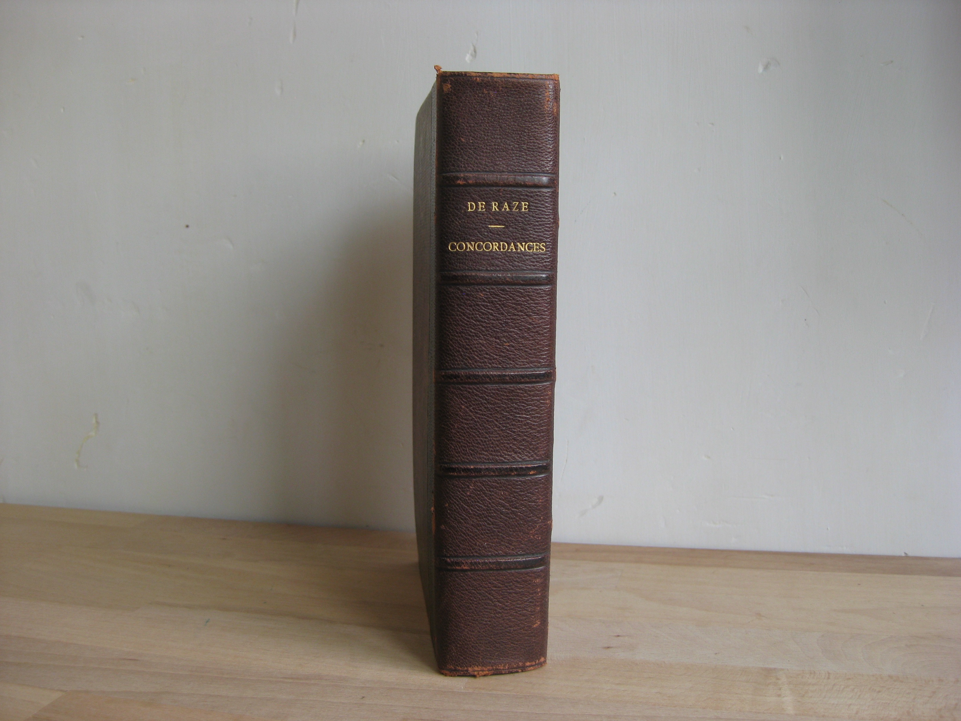 Concordiantiarum S.S. scripturae manuale. - PP. de Raze, de Lachaud et Flandrin