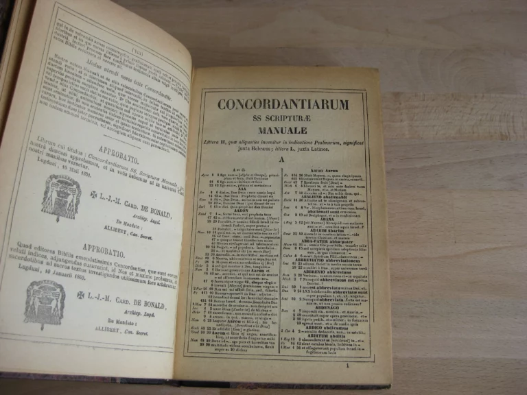 Concordiantiarum S.S. scripturae manuale. - PP. de Raze, de Lachaud et Flandrin Concordiantiarum S.S. scripturae manuale. - PP. de Raze, de Lachaud et Flandrin