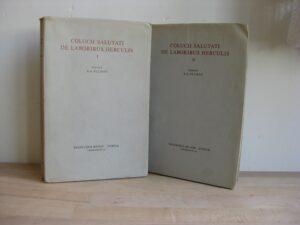 De laboribus Herculis, 2 tomes, complet. -  Colucio Salutati 