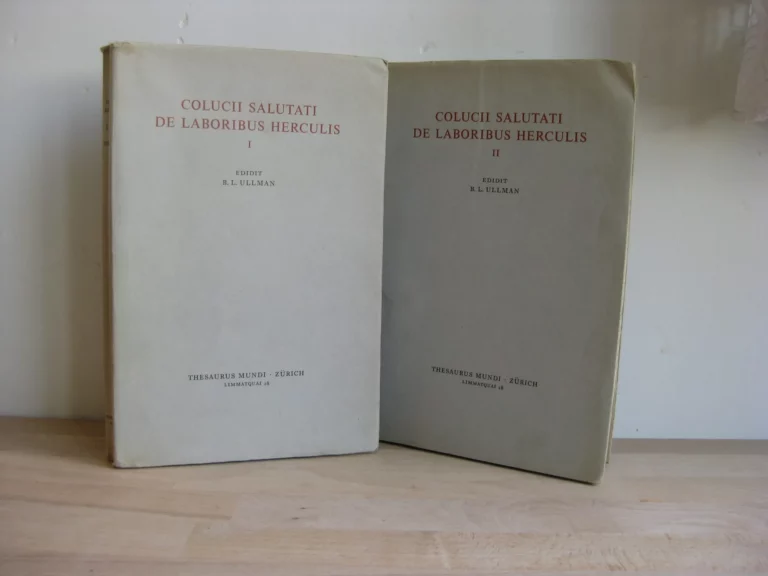 De laboribus Herculis, 2 tomes, complet. - Colucio Salutati De laboribus Herculis, 2 tomes, complet. - Colucio Salutati