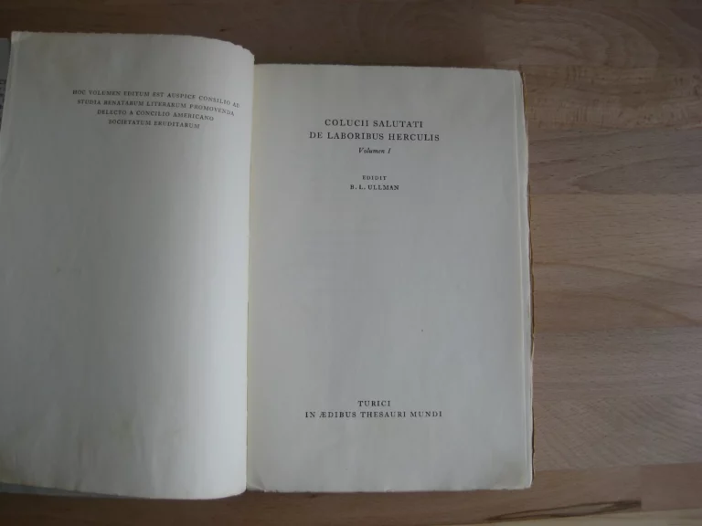 De laboribus Herculis, 2 tomes, complet. - Colucio Salutati De laboribus Herculis, 2 tomes, complet. - Colucio Salutati