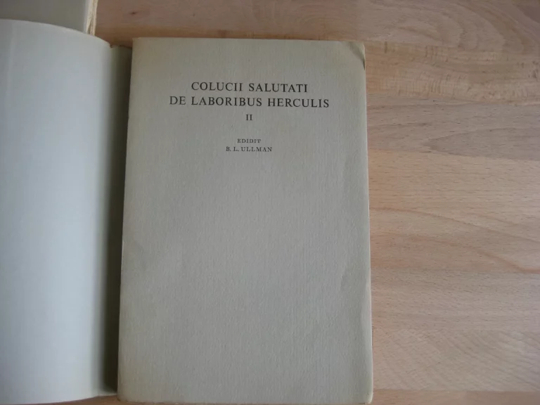 De laboribus Herculis, 2 tomes, complet. - Colucio Salutati De laboribus Herculis, 2 tomes, complet. - Colucio Salutati