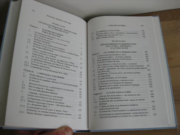 Filiation, origine, fantasme : Les voies de l'individuation dans Monsieur Nicolas ou le cœur humain dévoilé de Rétif de la Bretonne Filiation, origine, fantasme : Les voies de l'individuation dans Monsieur Nicolas ou le cœur humain dévoilé de Rétif de la Bretonne