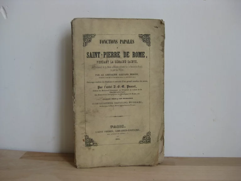 Fonctions papales à Saint-Pierre de Rome pendant la semaine sainte