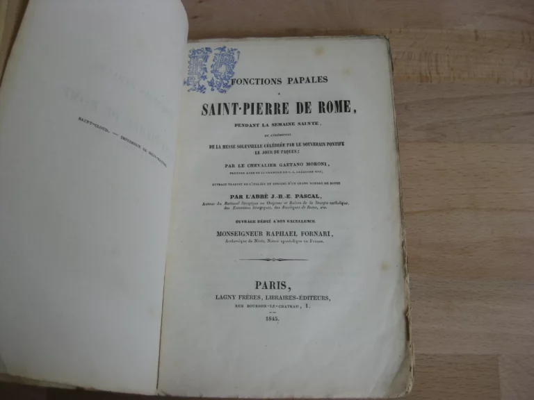 Fonctions papales à Saint-Pierre de Rome pendant la semaine sainte