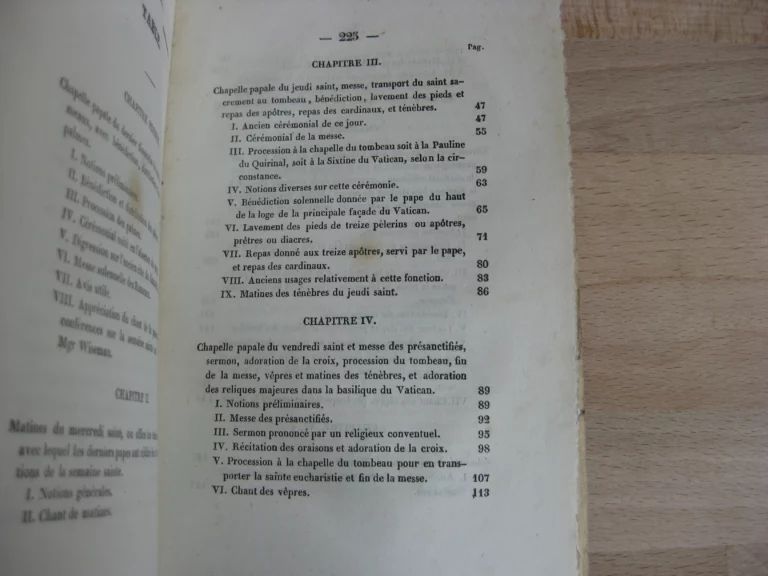 Fonctions papales à Saint-Pierre de Rome pendant la semaine sainte