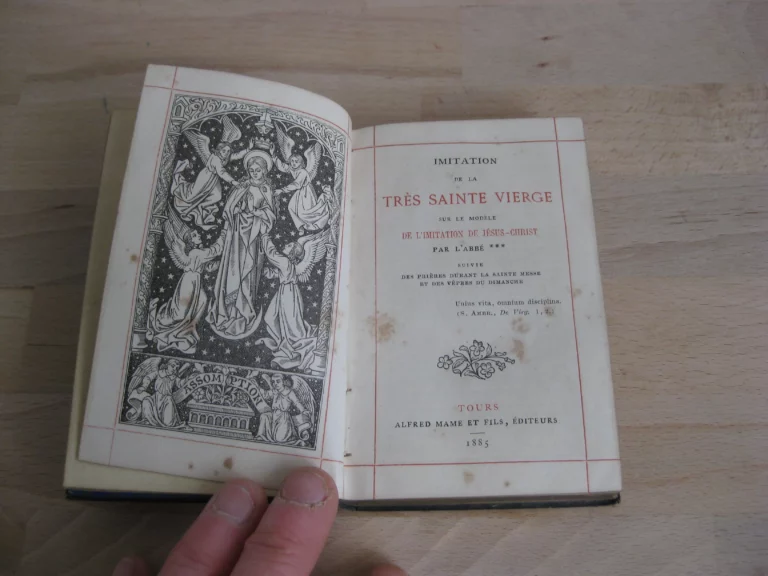 Imitation de la très sainte Vierge sur le modèle de l’imitation de Jésus-Christ.