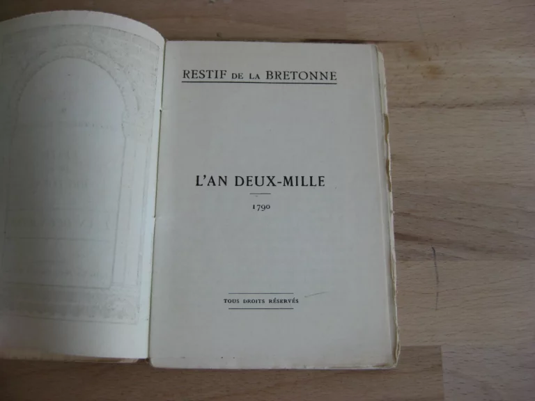 L’an 2000 - Restif de la Bretonne L’an 2000 - Restif de la Bretonne
