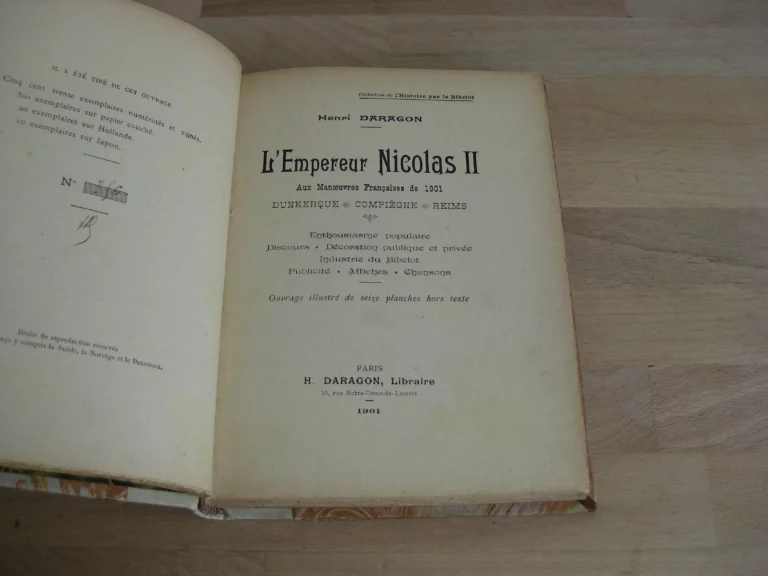 L'Empereur Nicolas II Aux Manœuvres Françaises de 1901