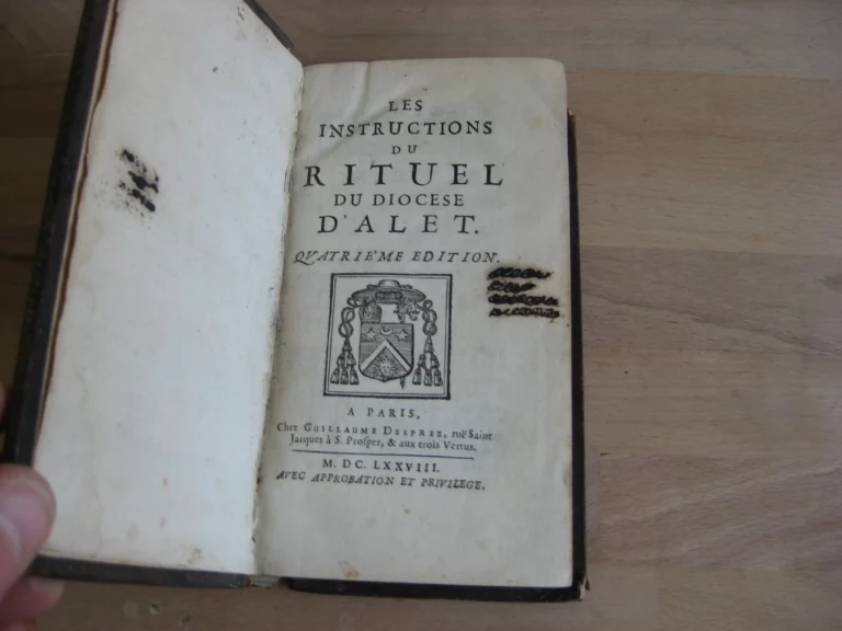 Les Instructions du Rituel du Diocèse d'Alet. Quatrième édition. Les Instructions du Rituel du Diocèse d'Alet. Quatrième édition.