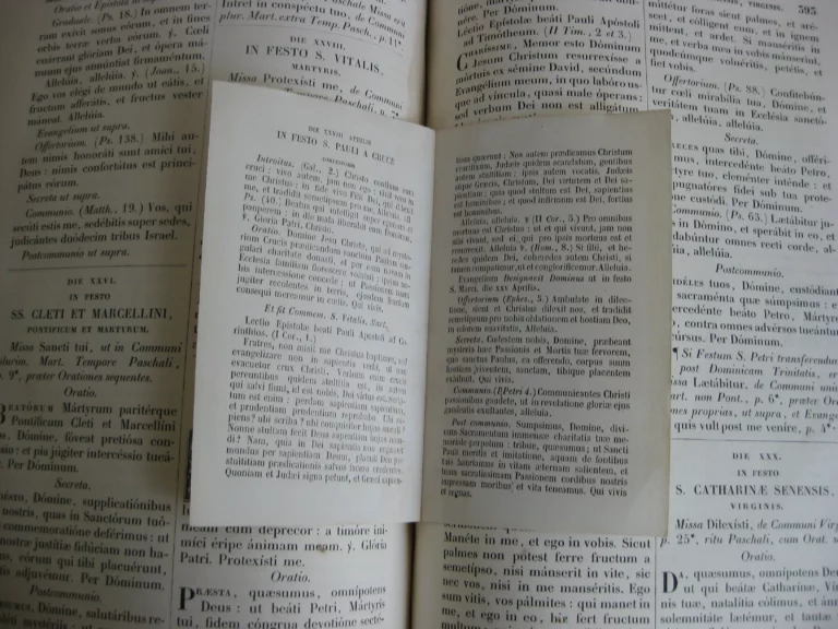 Missale romanum ex decreto sacrosancti concilii tridentini restitutum