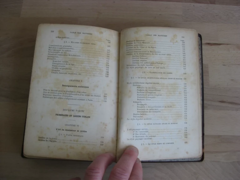 Plantations d'alignement, promenades, parcs et jardins publics Plantations d'alignement, promenades, parcs et jardins publics