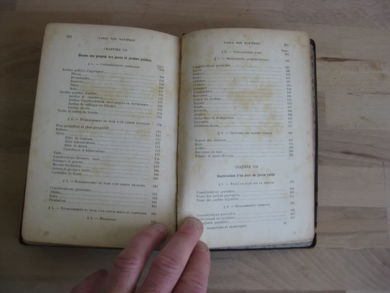 Plantations d'alignement, promenades, parcs et jardins publics Plantations d'alignement, promenades, parcs et jardins publics