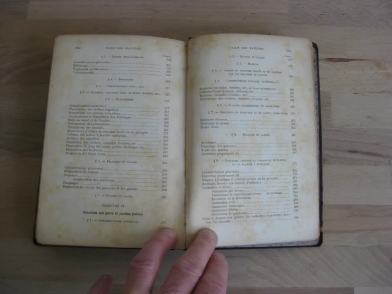 Plantations d'alignement, promenades, parcs et jardins publics Plantations d'alignement, promenades, parcs et jardins publics