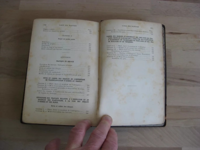 Plantations d'alignement, promenades, parcs et jardins publics Plantations d'alignement, promenades, parcs et jardins publics